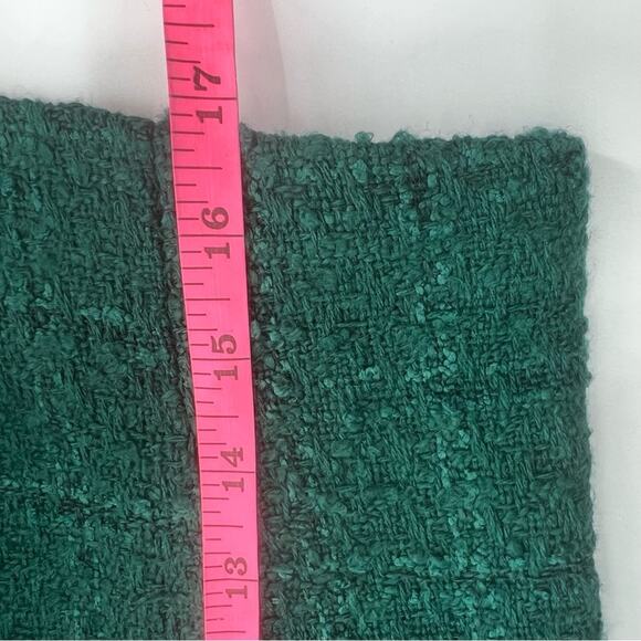 Abercrombie & Fitch Green Cropped Tweed Blazer Sz XS - Picture 6 of 7